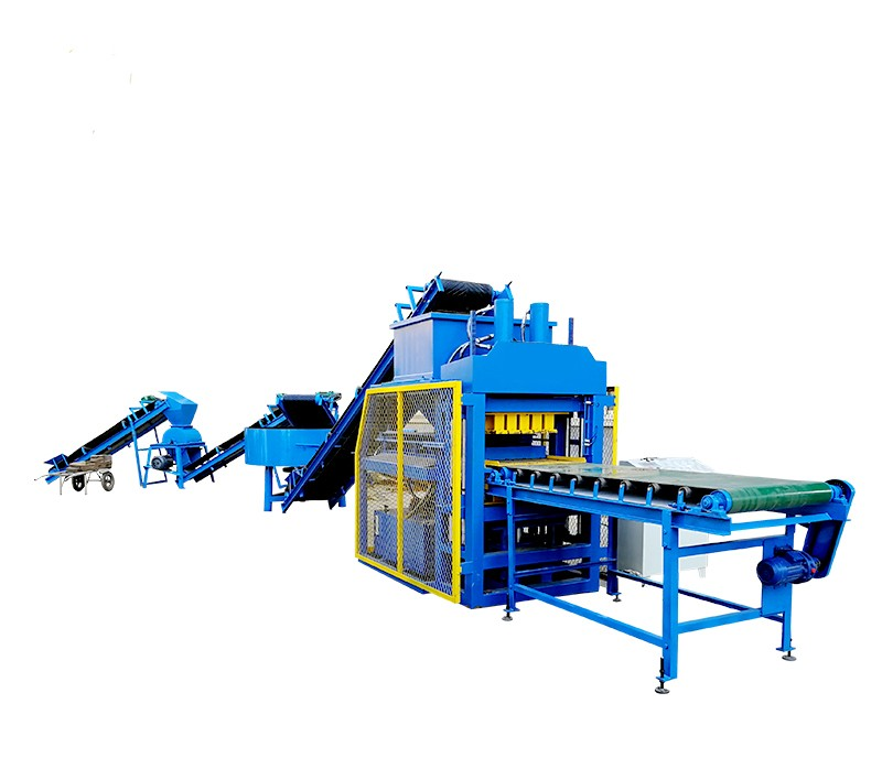4-10 compressed earth hydraulic interlocking brick machine