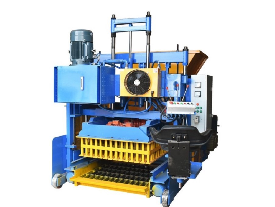 6-30A mobile concrete hollow brick making machine